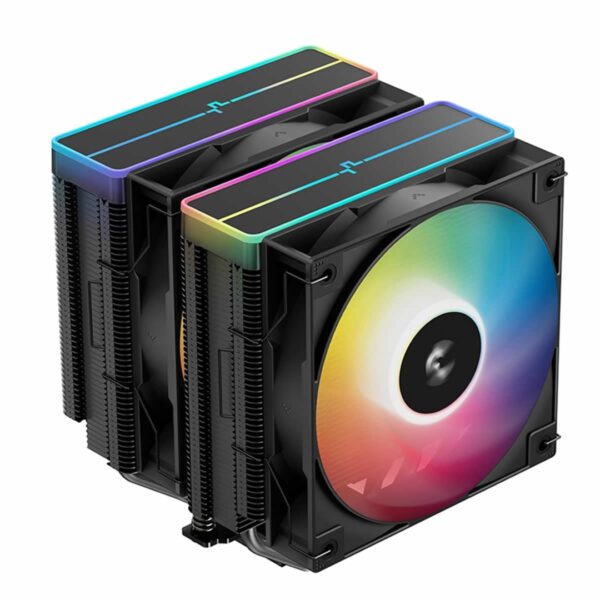 DeepCool AG620 BK ARGB V2 Dual-Tower CPU Air Cooler - Black