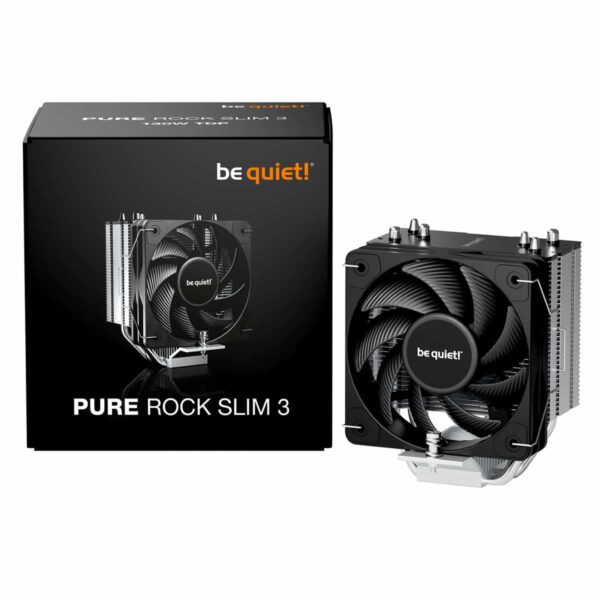 be quiet! Pure Rock Slim 3 Fan CPU Cooler - 130W TDP