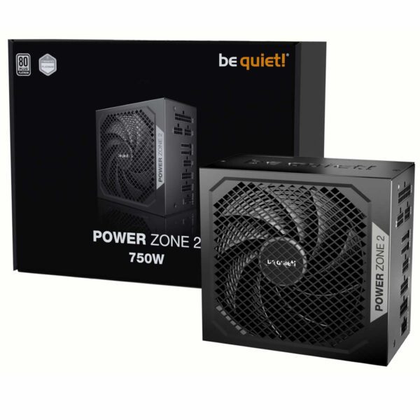 be quiet! Power Zone 2 750W PSU 80 PLUS Platinum ATX3.1 PCIe 5.1 Power Supply - Black