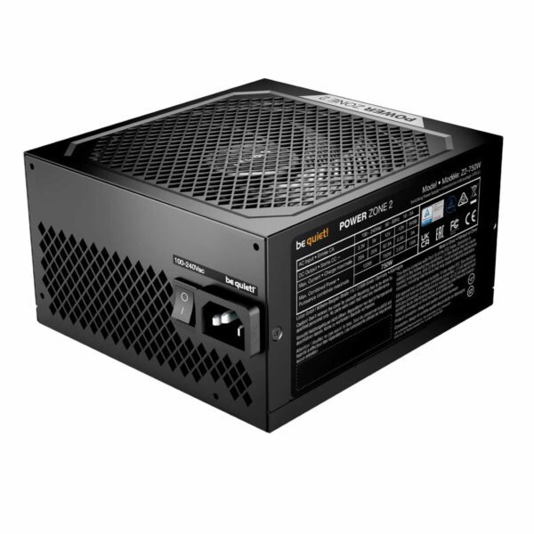 Second image of be quiet! Power Zone 2 750W PSU 80 PLUS Platinum ATX3.1 PCIe 5.1 Power Supply - Black