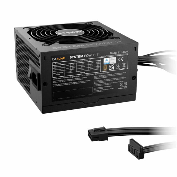 Second image of be quiet! System Power 11 450W PSU 80 PLUS Bronze ATX3.1 PCIe 5.1 Power Supply - Black