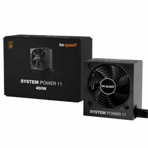be quiet! System Power 11 450W PSU 80 PLUS Bronze ATX3.1 PCIe 5.1 Power Supply - Black