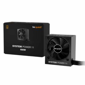 be quiet! System Power 11 650W PSU ATX3.1 PCIe 5.1 Power Supply 80 PLUS Bronze