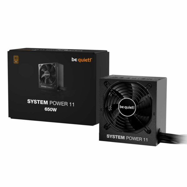 be quiet! System Power 11 650W PSU ATX3.1 PCIe 5.1 Power Supply 80 PLUS Bronze