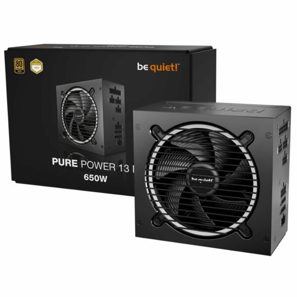 be quiet! Pure Power 13M 650W PSU ATX3.1 PCIe 5.1 Power Supply 80 PLUS Bronze