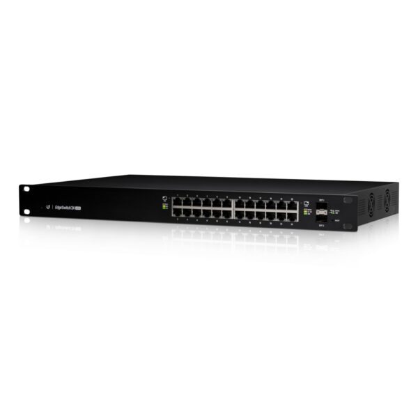 Second image of Ubiquiti ES-24-250W EdgeSwitch 24 250W 24 Port Managed Gigabit POE Switch