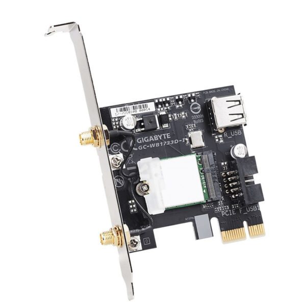 Second image of Gigabyte GC-WB1733D-I Wireless AC1750 Bluetooth 5.0 Dual Band PCI-Express WiFi Card