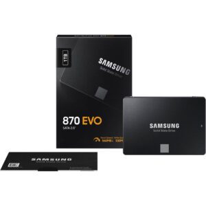 Samsung 870 EVO 1TB 2.5 Inch SATA III SSD Solid State Drive