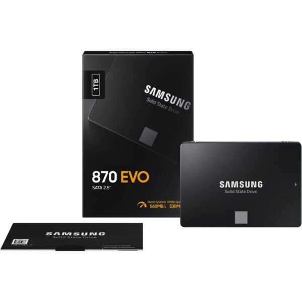 Samsung 870 EVO 1TB 2.5 Inch SATA III SSD Solid State Drive
