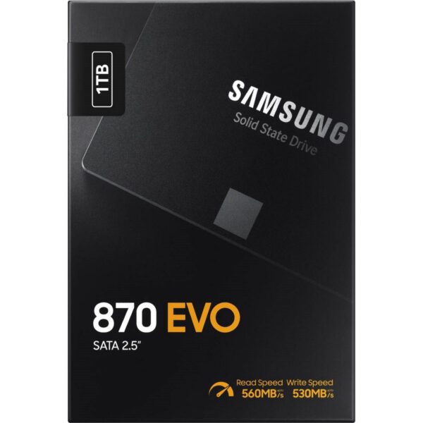 Second image of Samsung 870 EVO 1TB 2.5 Inch SATA III SSD Solid State Drive