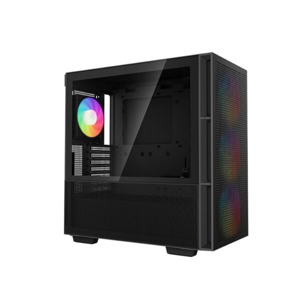 Second image of DeepCool CH560 Black Micro-ATX Mini Tower Case With Window - 4 ARGB Fans