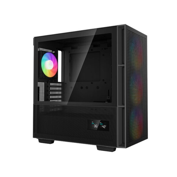 DeepCool CH560 Digital Black E-ATX Mid Tower Gaming Case - Window - 4 ARGB Fans