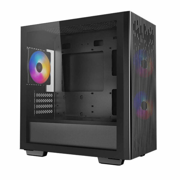 Second image of DeepCool MATREXX 40 3FS LED Micro-ATX Gaming Case - Black