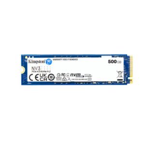 Kingston NV3 500Gb SSD m.2 PCIe Gen4 Solid State Drive - 6000Mbs / 2200Mbs