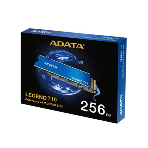Second image of ADATA Legend 710 256Gb SSD M.2 NVMe Gen3 Solid State Drive - 2100 / 1000 MB/s