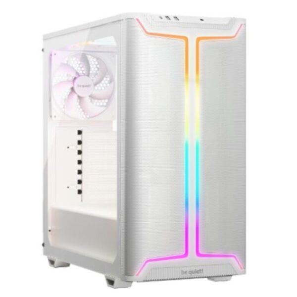 be quiet! Pure Base 501 LX Gaming Case Glass Side ATX Compact Design Black