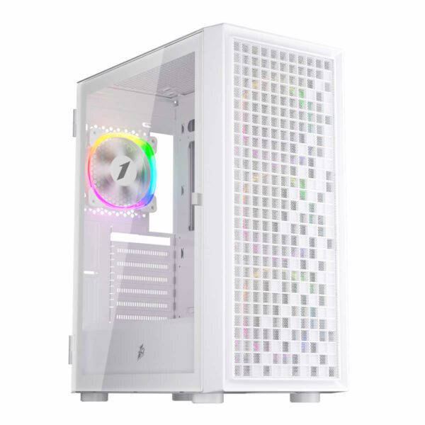 1st Player Go6-WH-4FS1 ATX White Case with 4 FRGB Fans