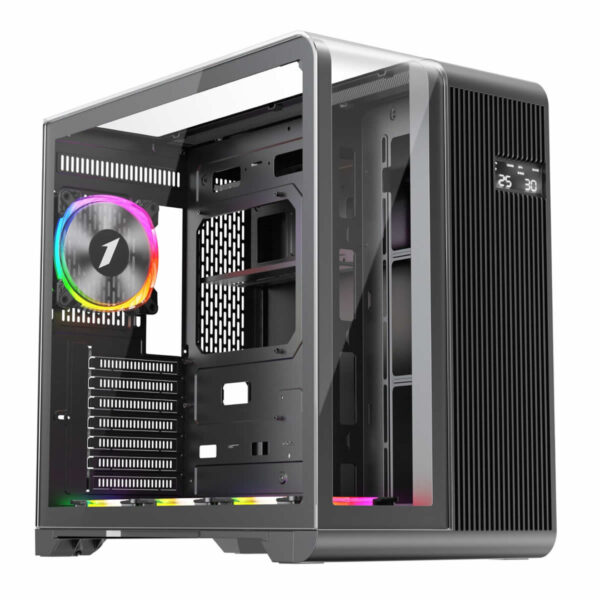 1st Player RT7 ATX Black Case with 4 x RGB Fans