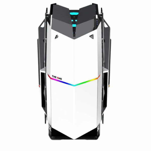 Second image of 1st Player ZX8 Mid Tower Open Frame Case with 1 x RGB Fan