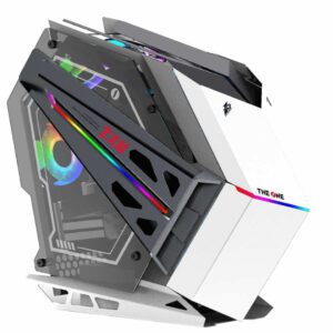 1st Player ZX8 Mid Tower Open Frame Case with 1 x RGB Fan