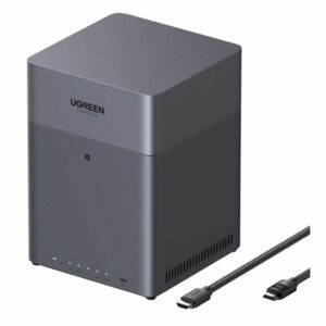 UGreen NASync DH4300 Plus 4 Bay Network Attached Storage Enclosure - Diskless
