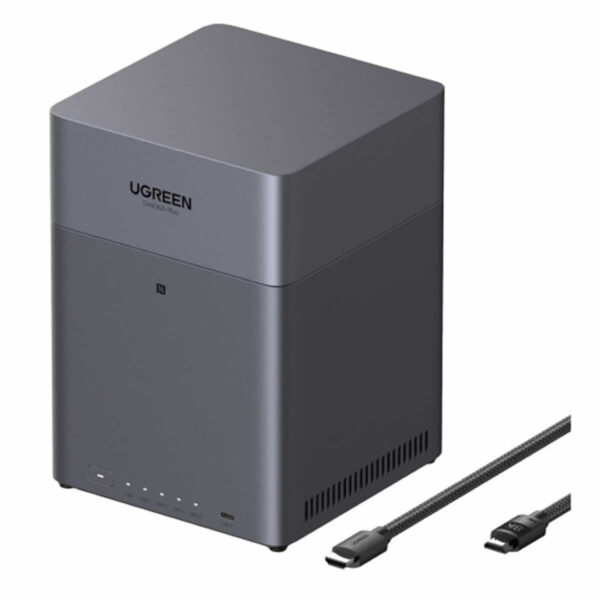 UGreen NASync DH4300 Plus 4 Bay Network Attached Storage Enclosure - Diskless