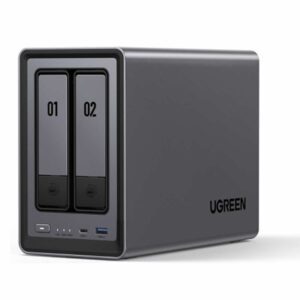 UGreen NASync DXP2800 2 Bay Network Attached Storage Enclosure - Diskless