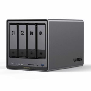UGreen NASync DXP4800 Plus 4 Bay Network Attached Storage Enclosure - Diskless