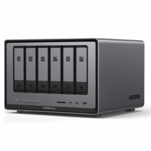 UGreen NASync DXP6800PRO 6 Bay Network Attached Storage Enclosure - Diskless