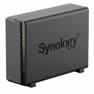 Synology DiskStation DS124 1 Bay Network Attached Storage Enclosure - Diskless