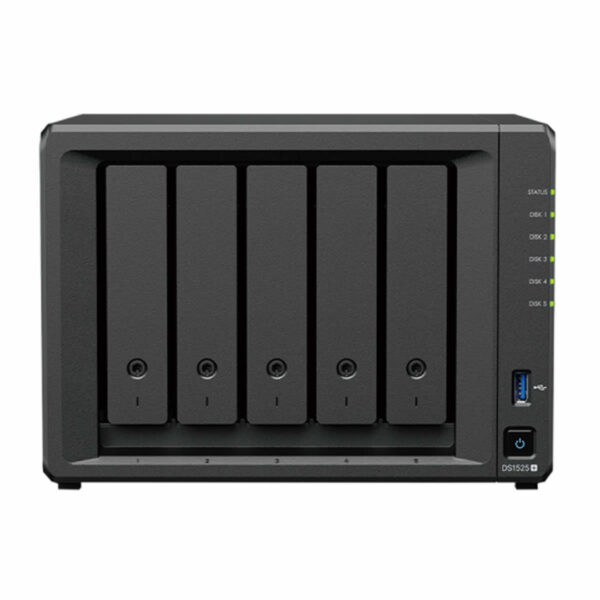 Synology DiskStation DS1525+ 5 Bay Network Attached Storage Enclosure - Diskless