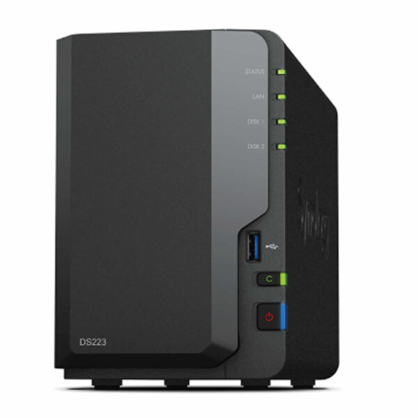 Synology DiskStation DS223 2 Bay Network Attached Storage Enclosure - Diskless