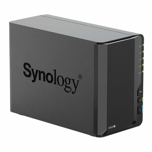 Synology DiskStation DS225+ 2 Bay Network Attached Storage Enclosure - Diskless