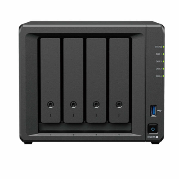 Second image of Synology DiskStation DS425+ 4 Bay Network Attached Storage Enclosure - Diskless