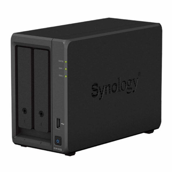 Synology DVA1622 Deep Learning NVR 2 Bay Network Attached Storage Enclosure - Diskless