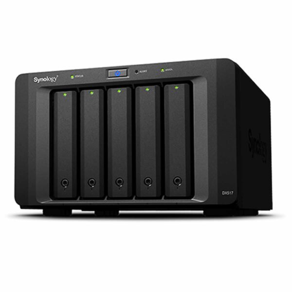 Synology DX517 5 Bay Expansion Network Attached Storage Enclosure - Diskless