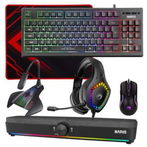 Marvo Scorpion 6-Product - RGB Gaming & Streaming Bundle