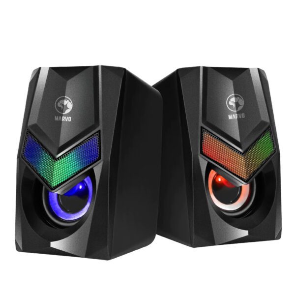 Marvo Scorpion SG-118 Havoc 10 USB Powered Stereo RGB 6W Gaming Speakers