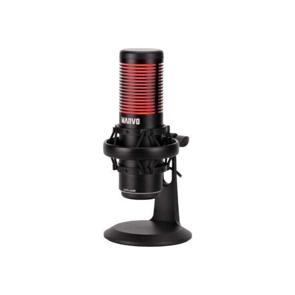 Second image of Marvo Scorpion MIC-07 Blast 60 USB RGB Noise Cancelling Wired Microphone (Black)