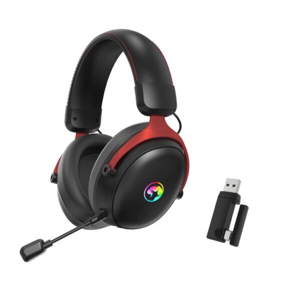 Second image of Marvo Scorpion HG9076W Tactic X Pro Wireless RGB Gaming Headset (Black)