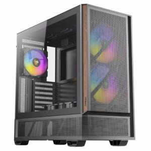 Antec P30 ARGB Mid-Tower ATX Gaming Case - Black With Window