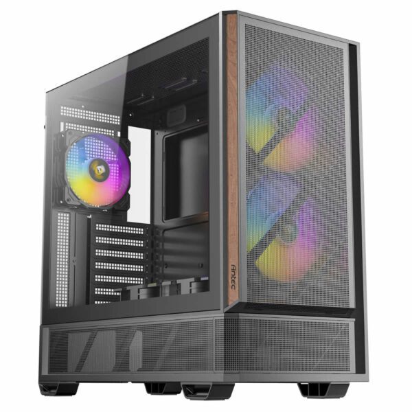 Antec P30 ARGB Mid-Tower ATX Gaming Case - Black With Window