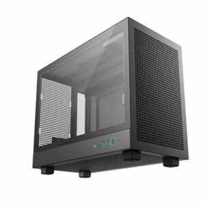 DeepCool CH160 PLUS Micro-ATX Tower Case - Black With Window