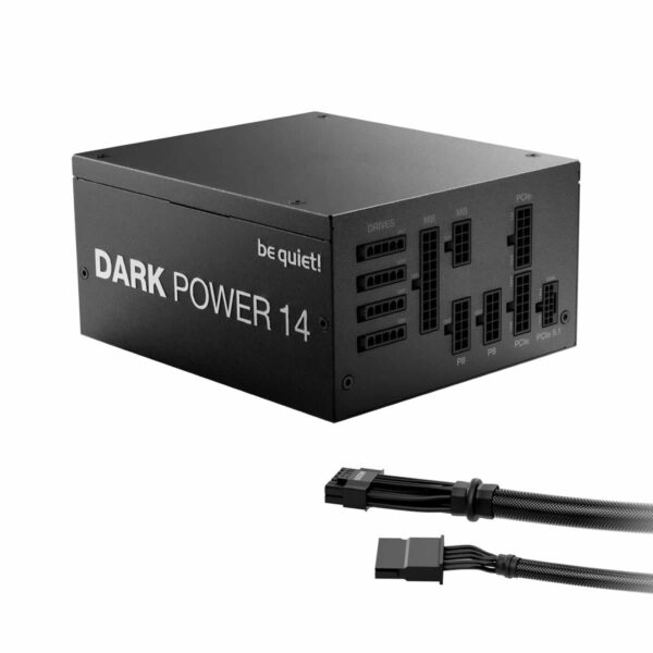 Second image of be quiet! DARK POWER 14 1200W PSU 80+ Titanuim ATX 3.1 PCIe 5.1 Power Supply