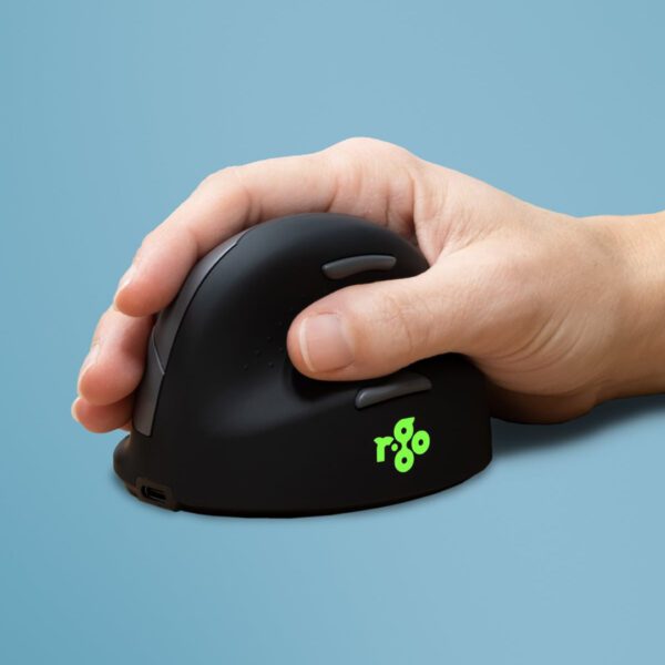 Second image of Ergonomic Mouse R-Go He Break Small Right-Handed Wired Blackwith Break Software