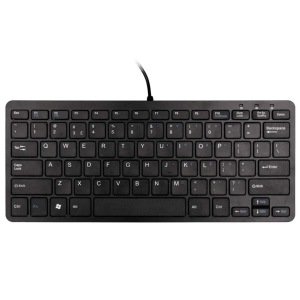 Second image of Ergonomic Keyboard R-Go Compact Break Compact Keyboard Qwerty (Uk) Wired Black With Break Software
