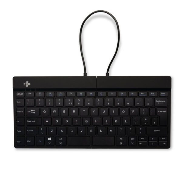 Second image of Ergonomic Keyboard R-Go Split Break Ergonomic Split Keyboard Qwerty (Uk) Bluetooth Black With Break Software