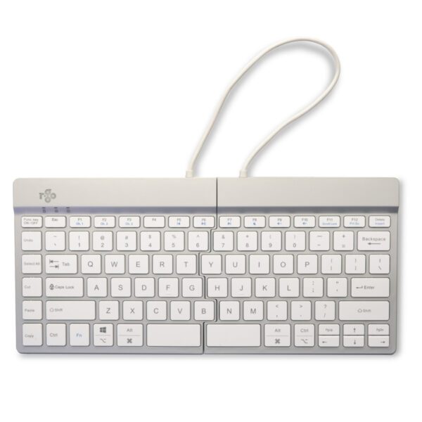 Second image of Ergonomic Keyboard R-Go Split Break Ergonomic Split Keyboard Qwerty (Uk) Bluetooth White With Break Software