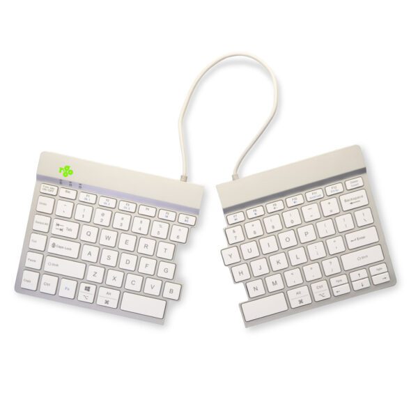 Ergonomic Keyboard R-Go Split Break Ergonomic Split Keyboard Qwerty (Uk) Bluetooth White With Break Software