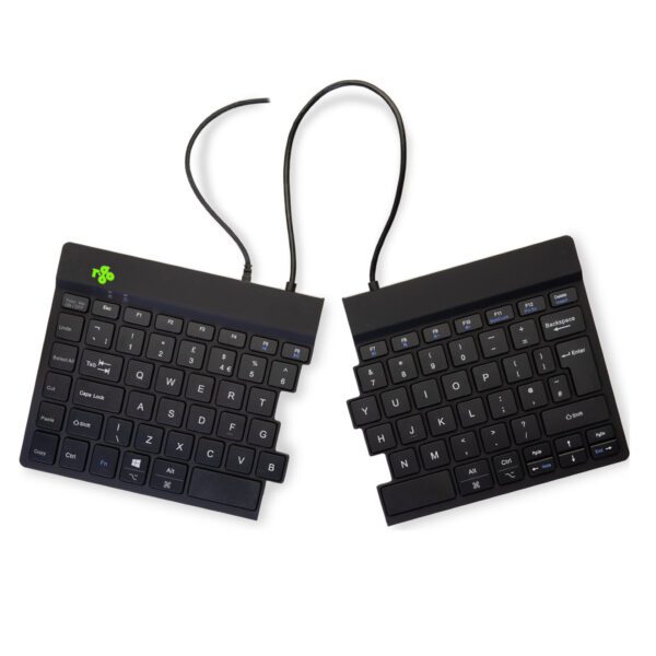Second image of Ergonomic Keyboard R-Go Split Break V2 Ergonomic Split Keyboard  Qwerty (Uk) Wired Black With Break Software